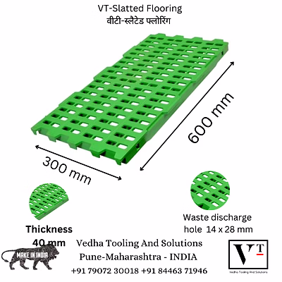 plastic slatted flooring for goat sheep farm 600 x 300 mm