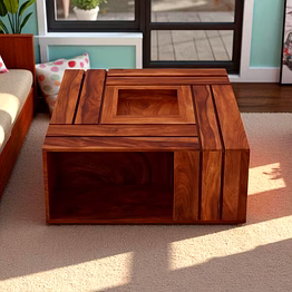 neer teak wood coffee table 100% solid teakwood