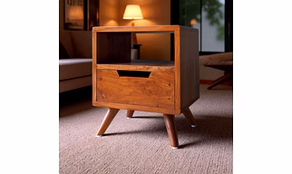 Premium Teak Console Table with Drawer – Zenteak by Asre Woods
