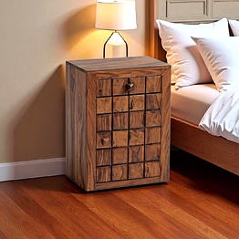 kaari teak bedside table | 100% teak wood and handcrafted