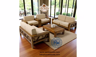 Desert Teak Sofa Set from Asre Woods