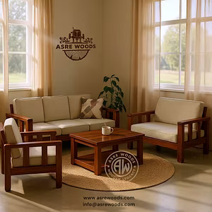 Everwood Classic Teak Sofa Collection – Natural Finish