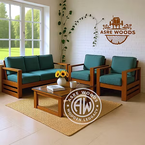 Verdant Comfort Teak Sofa Set