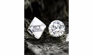 Loose cut and polish diamonds