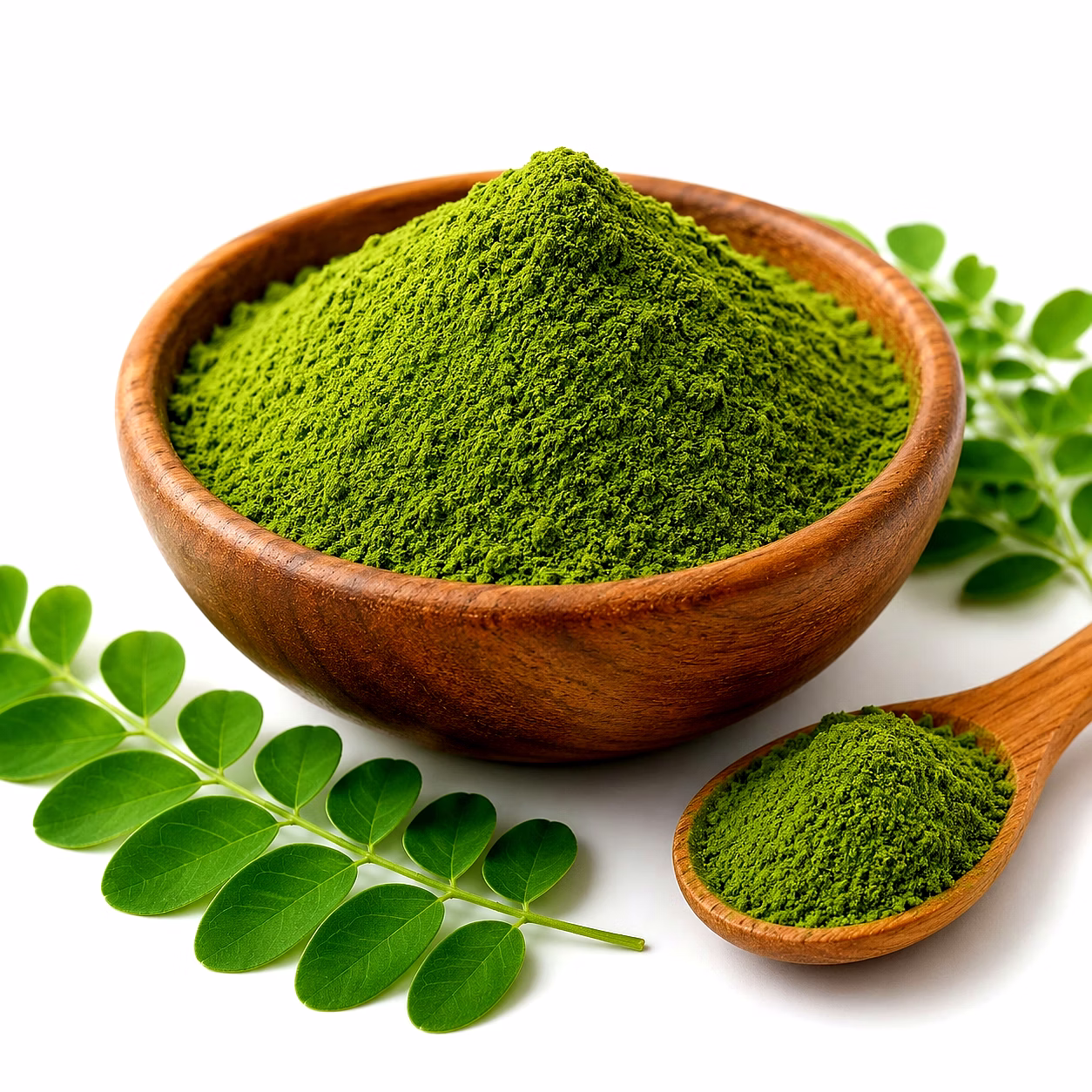 orbifusion dehydrated moringa powder fine green 80–100 mesh nutraceutical ingredient for health and food applications