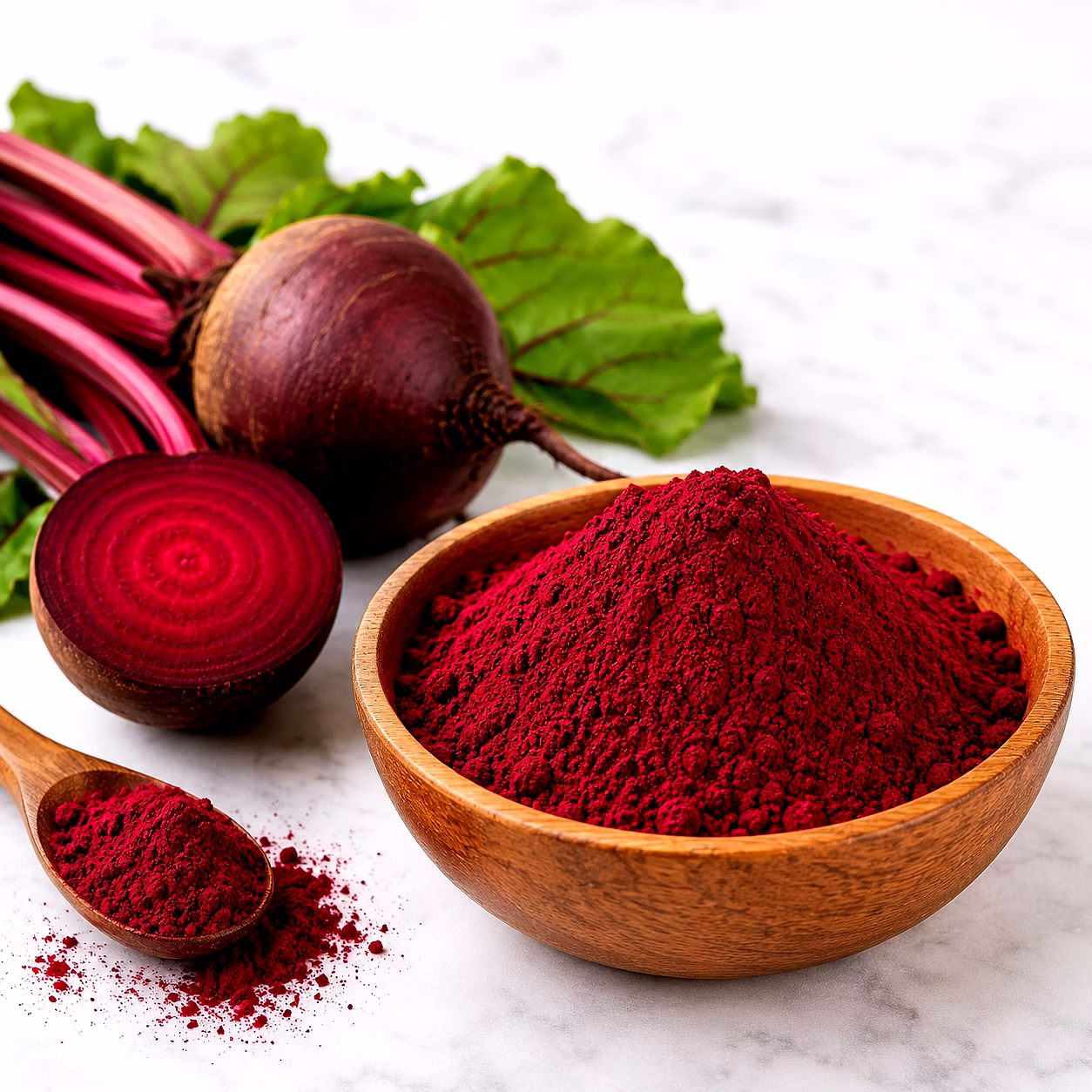 orbifusion dehydrated beetroot powder deep red 80–100 mesh food and health ingredient