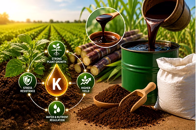 Potash Derived from Molasses PDM natural potassium fertilizer for sustainable crop nutrition