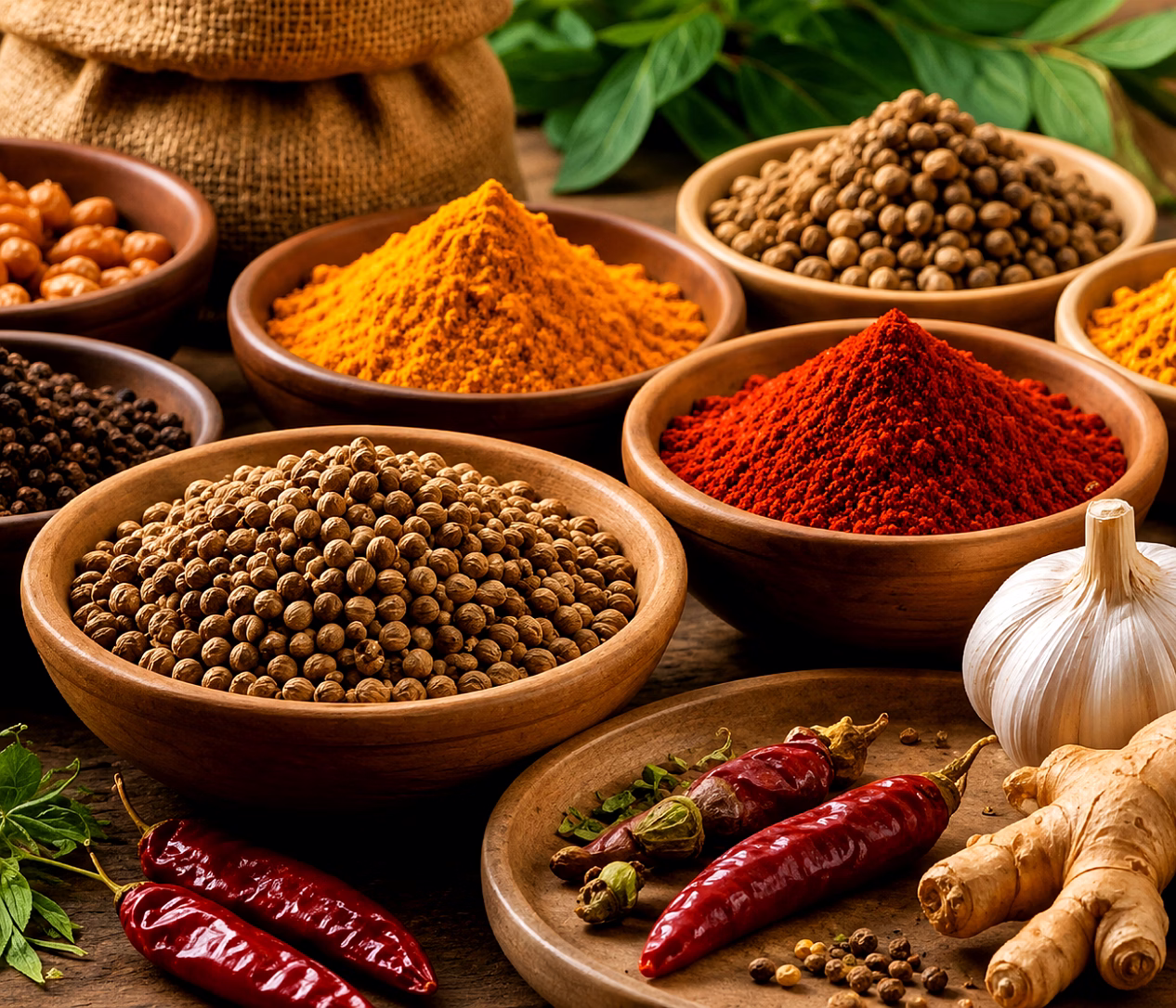 Indian Spices and Food Ingredients Sourcing