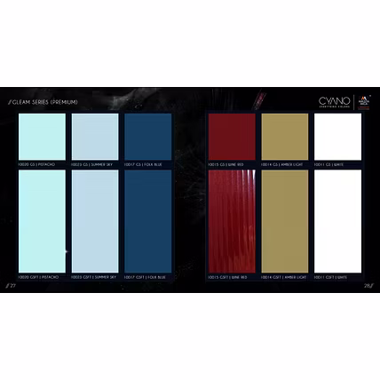 Cyano  1mm Laminate Collection (Solid Colors)-1