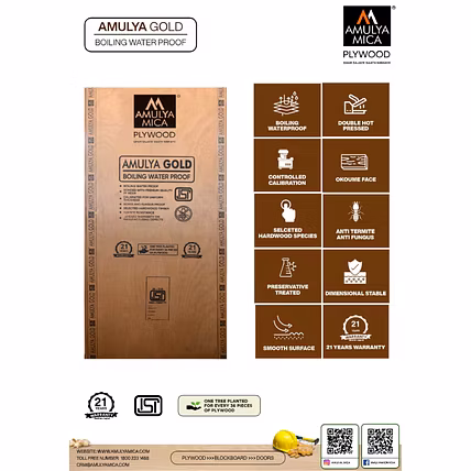 Amulya Mica Gold Plywood-12758755