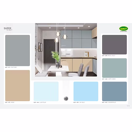 Saket Mica Mono Chrome Laminate Collection (Solid Color)-2
