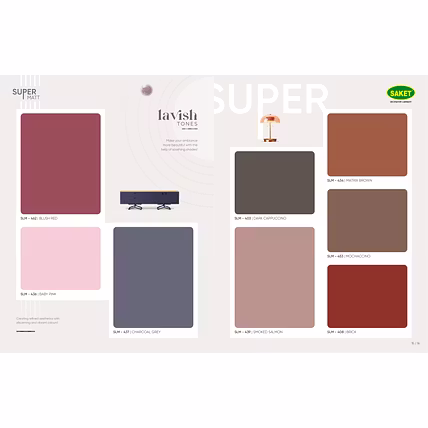 Saket Mica Mono Chrome Laminate Collection (Solid Color)-3