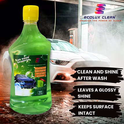 Ecolux Clean - Car Wash Shampoo - Streak-Free Cleaner 500ml-3