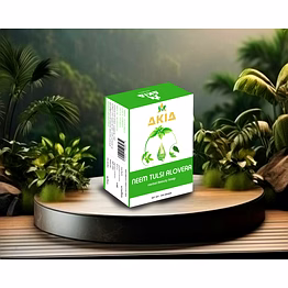 akia neem tulsi alovera herbal beauty soap