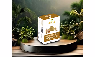 Akia Multani Mitti & Sandalwood Herbal Beauty Soap
