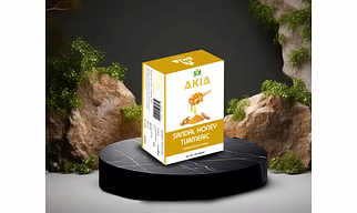 Akia Sandal Honey Turmeric Herbal Beauty Soap