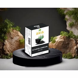akia activated charcoal herbal soap