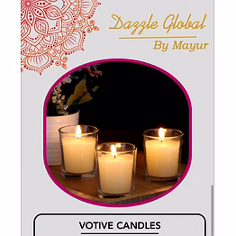 votive candles, pack of 2 candles