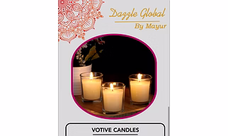VOTIVE CANDLES, PACK OF 2 CANDLES