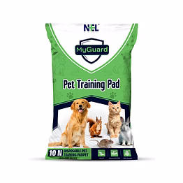 myguard pet training pad | ultra soft | super absorbent | leak-proof protection | (10 pieces) pack of 1