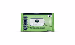 MyGuard Bed Bath Adult Wipes For Body Sponging And Cleansing - 10 Wipes/Pack - (Pack of 1)