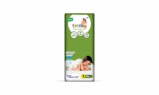 Firsthug Complete Care Baby Diaper Pants | Small (S) Size - 75 Pieces 4 - 8 Kg | Pack of 1 | Double-layer protection with high absorbency for all-day comfort and dryness