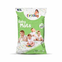 firsthug baby disposable underpads| size : 60*60 cm| 10 counts(pack of-1)| changing mats | changing pads | breathable underpads | bed protector with 100% water proof non slip back sheet