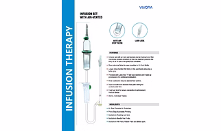 INFUSION SET WITH AIR-VENTED