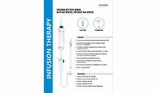INFUSION SET WITH WINGS (WITH AIR VENTED / WITHOUT AIR VENTED)