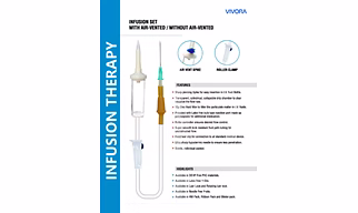INFUSION SET WITH AIR-VENTED WITHOUT AIR-VENTED