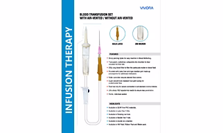 BLOOD TRASFUSION SET WITH AIR-VENTED WITHOUT AIR-VENTED