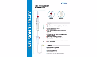 BLOOD TRANSFUSION SET WITH AIR-VENTED