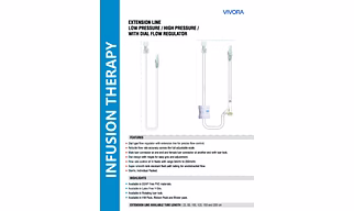 EXTENSION LINE LOW PRESSURE / HIGH PRESSURE / WITH DIAL FLOW REGULLATOR