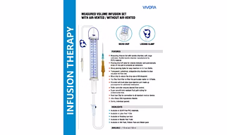 MEASURED VOLUME INFUSION SET WITH AIR-VENTED / WITHOUT AIR-VENTED