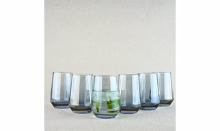 Golden Water Glass Set of 6 390ml