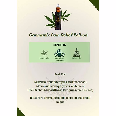 cannamix pain relief roll-on