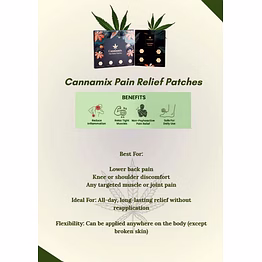 cannamix pain relief patches