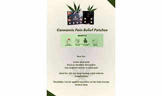 Cannamix Pain Relief Patches