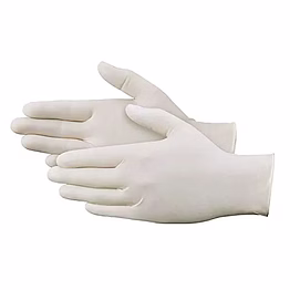 latex examination hand gloves