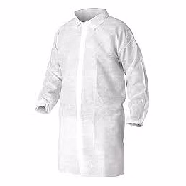 disposable visitor lab coat