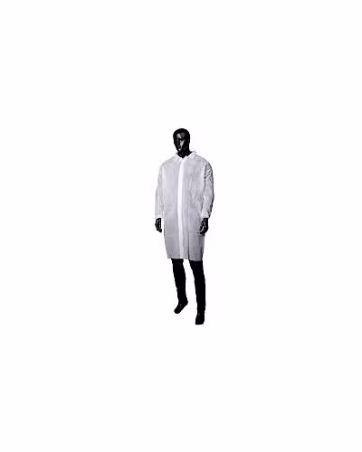 DISPOSABLE VISITOR LAB COAT-1