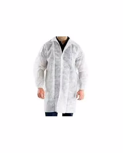 DISPOSABLE VISITOR LAB COAT-3
