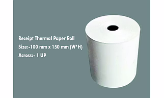 Receipt Thermal Paper Roll – 100X150mm - 50mtrs