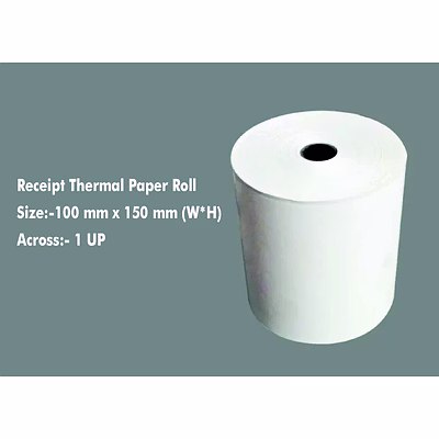 dash technologies and labels pvt ltd receipt thermal paper roll – 100x150mm - 50mtrs