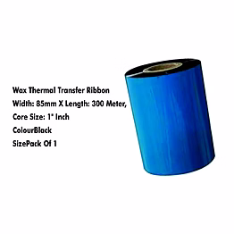 dash technologies and labels pvt ltd wax -85mm x 300 meters thermal transfer barcode labels ribbon