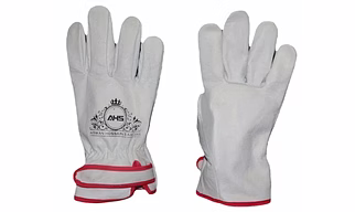 AHS 273 Leather Driver Velcro Gloves