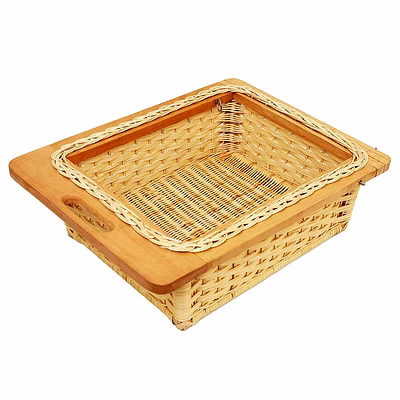 wicker basket for modular kitchen