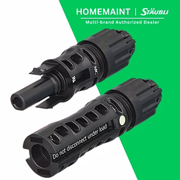 staubli mc4-evo 2 male female pair connector