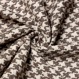 woven jacquard houndstooth