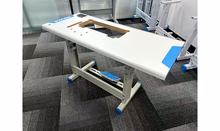 Industrial sewing machine table stand sets.
